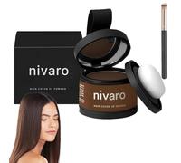 Nivaro Polvo Capilar, Nivaro Polvo Densificador Instantáneo, Hairline Powder for Women & Men, Instantly Conceals Hair Loss Long-Lasting Effect with Mirror (03#)