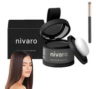 Nivaro Polvo Capilar, Nivaro Polvo Densificador Instantáneo, Hairline Powder for Women & Men, Instantly Conceals Hair Loss Long-Lasting Effect with Mirror (05#)