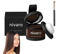 Nivaro Polvo Capilar, Nivaro Polvo Densificador Instantáneo, Hairline Powder for Women & Men, Instantly Conceals Hair Loss Long-Lasting Effect with Mirror (07#)