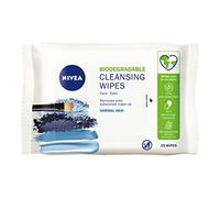 NIVEA 25 toallitas desmaquillantes biodegradables 3 en 1