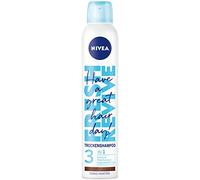 Nivea 3 in1 seco de champú para haartöne oscuros, Fresh Revive, 4 unidades (4 x 200 ml)