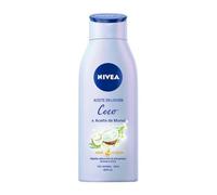 NIVEA Aceite en Loción Coco & Aceite de Monoi (400 ml), proporciona una hidratación profunda durante 24 horas sin dejar sensación grasa