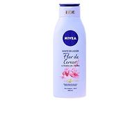 NIVEA Aceite en Loción Flor de Cerezo & Aceite de Jojoba (1 x 400 ml), loción corporal de rápida absorción, loción para el cuidado de la piel seca y normal