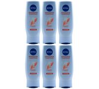 Nivea Acondicionador Reparación Crème 6 x 200 ml Para Cabello Dañado