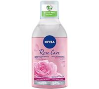 NIVEA - Agua micelar bifásica Rose Care - Efecto impermeable - Cara, ojos, labios - Limpia, revitaliza y limpia - Piel fresca e hidratante - Agua de rosas orgánica - Todos los tipos de piel - 400