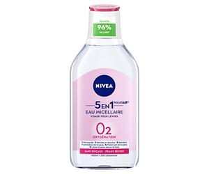 NIVEA - Agua micelar dulzura - Cara, ojos, labios - Limpia y desmaquilla - Piel suave, lisa e hidratada - Micelas, Aminoácidos y Almendra Dulce - Piel seca - 400 ml