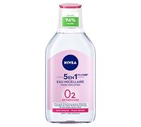 Nivea - Agua micelar dulzura - Eficacia impermeable - Cara, ojos, labios - Limpia y elimina el maquillaje - Piel suave, lisa e hidratada - Micelas, Aminoácido y almendra dulce - Piel seca - 400 ml