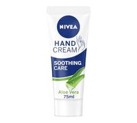 Nivea Aloe Vera Soothing Care Hand Cream 75ml | Crema de manos calmante para manos secas agrietadas, no grasosa, fórmula de rápida absorción, enriquecida con aloe vera