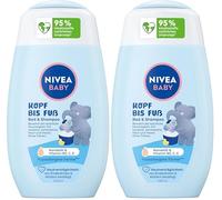 NIVEA Baby Head oots Bad & Shampoo 200 ml (Paquete de 2)