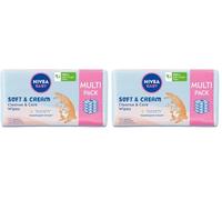 NIVEA BABY Toallitas biodegradables suaves y crema, paquete económico, 4 x 57 piezas (Paquete de 2)