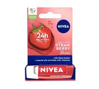 Nivea Bálsamo labial sabor fresa con brillo – 1 unidad