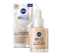 NIVEA Base de suero hialurónico 3 en 1 (30 ml), base antiedad con suero para una piel de aspecto más joven, base hidratante con ácido hialurónico