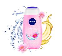 Nivea Bath Shower Water Lily Oil 250 ml Limpiador hidratante para la piel con perlas de aceite y fragancia de nen far