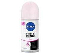NIVEA - Black & White Invisible Clear Deodorant Roll On 50ml