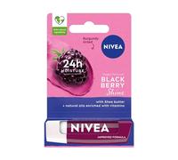 NIVEA Blackberry Shine - Barra de labios para el cuidado de labios, 4,8 g