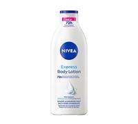NIVEA Loción corporal Express, loción corporal de absorción extra rápida, crema corporal con hialurón puro, minerales marinos y suero NIVEA Deep Care (400 ml)