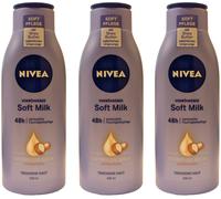 Nivea Body Loción Verwöhnende Suave Milk 5in1 Fórmula 3 X 400ml Con Shea Butter