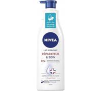 NIVEA Body Lotion - Lote de 12 lociones corporales con bomba, 72H Relief - Repair & Care (Reparateur & Soin) - 250 ml