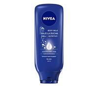 NIVEA Body Milk Bajo la Ducha - Loción Corporal Hidratante para la Ducha 5 en 1 Cuidado Completo - 24h de Hidratación - Aceite de almendras - Se Activa con el Agua - Piel seca - Pack de 6 x 400 ml