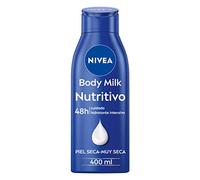 NIVEA Body Milk Nutritivo en pack de 6 (6 x 400 ml), leche corporal para una hidratación profunda durante 48 h, crema hidratante corporal con aceite de almendras