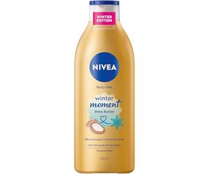 NIVEA Body Milk Winter Moment, loción corporal con suero de cuidado profundo hasta 72 horas, loción corporal con manteca de karité para piel seca, con excepcional aroma invernal (400 ml)