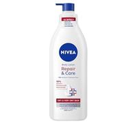NIVEA Body Repair & Care (400ml), Loción Corporal Reparadora con Fórmula Fortalecedora, Crema Hidratante con NIVEA SUERO HUMEDAD PROFUNDA, Loción Corporal para Piel Seca