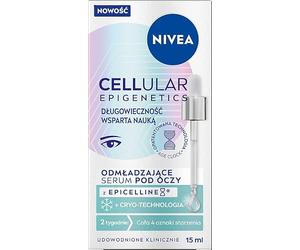 NIVEA Cellular Epigenetics Suero Rejuvenecedor para Ojos - Epicelline®, Cryo-Technology, Reducción de arrugas e hinchazón, efecto rejuvenecedor - 15 ml