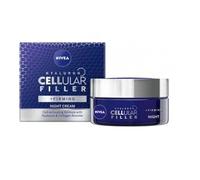 NIVEA Cellular Expert Filler - Crema de noche antiedad (50 ml), crema de noche extra reafirmante con efecto de relleno, crema antiarrugas para la noche