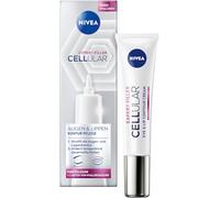 NIVEA Cellular Expert Filler - Crema reafirmante para ojos y labios, antiarrugas con ácido hialurónico y fólico, cuidado de labios para tonificar el contorno de los labios (15 ml)