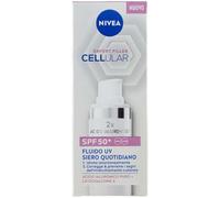 NIVEA Cellular Expert Filler - Líquido UV para el rostro diario, UPF 50 + 30 ml, sérum facial ácido hialurónico, hidratante y antiarrugas, sérum facial con SPF50+ contra signos de