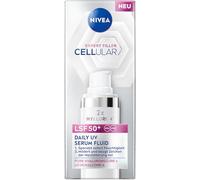 NIVEA Cellular Expert Filler - Sérum hialurónico con SPF 50+, suero ligero y de rápida absorción con ácido hialurónico puro, cuidado facial para arrugas alisadas, suero UV diario (30 ml)