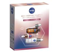 NIVEA Cellular Expert Filler Set Serum Layering - Serum facial Lift 3 Zonas + Ácido Hialurónico + Vitamina C - Anti-Aging Ritual Brillo y Firmeza, Idea de regalo Premium