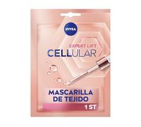 NIVEA Cellular Expert Lift - Mascarilla Facial de Tejido Antiedad - Con Ácido Hialurónico y Bakuchiol Puro - Remodela y Reduce la Arrugas - Piel más Firme - Todo Tipo de Piel y Madura - 1 Unidad