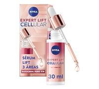NIVEA Cellular Expert Lift - Sérum Lift 3 Áreas - Sérum Antiedad - x10 Bakuchiol Puro Altamente Concentrado - Antiarrugas para Rostro, Cuello, Escote - Reafirmante - Todo Tipo de Piel y Madura - 30 ml