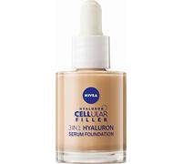 NIVEA Cellular Filler 3 en 1 Hyaluronserum Foundation Dark 30 ml