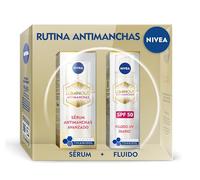 NIVEA Cellular LUMINOUS 630 Pack Tratamiento Antimanchas - Set de Regalo con Sérum Facial (30 ml) y Crema de Día FP50 (40 ml) - Con Thiamidol y Ácido Hialurónico - Para una piel uniforme y luminosa