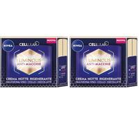 NIVEA Cellular Luminous630 - Crema facial antimanchas para la noche regeneradora, 50 ml, crema antimanchas para el rostro para una piel uniforme, crema facial con ácido hialurónico y Luminous630 con