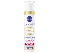 NIVEA Cellular Luminous630 - Fluido CC Antimanchas SPF30 3-en-1 - CC Cream Triple Acción - Cubre y Reduce las Manchas - Protector Solar Facial con Color - Todo Tipo de Piel - Tono Claro - 40 ml