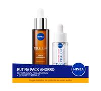 NIVEA CELLULAR Rutina Pack Ahorro - Contiene Sérum Facial Ácido Hialurónico + Sérum Facial Vitamina C