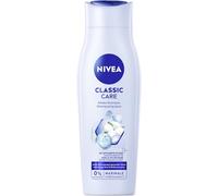 NIVEA Champú Classic Care (250 ml), champú nutritivo con aceite de semilla de algodón, champú limpiador suave para un brillo saludable