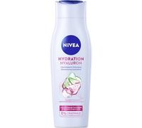 NIVEA Champú hidratante Hydration Hyaluron (250 ml), cuidado del cabello seco con ácido hialurónico y extracto de pepino, champú vegano* para mayor hidratación y brillo