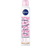NIVEA Champú seco Fresh Revive para tonos de cabello medianos en paquete de 1 unidad (1 x 200 ml), champú seco en spray con efecto instantáneo y efecto triple : extra suave, sin residuos, para una