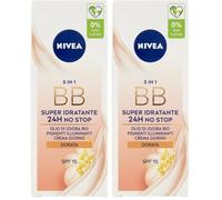NIVEA Crema colorata dorata idratante 50 ml.86701 - Cremas y mascarillas faciales (Paquete de 2)