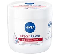 NIVEA Crema corporal Repair & Care Crema hidratante y no grasa de absorción rápida con vitamina E y glicerina, para pieles muy secas y ásperas (400 ml)