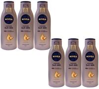 Nivea Crema Corporal Suave 5 En 1 Fórmula 6 X 400ML Con Manteca De Karité
