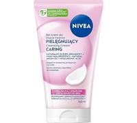 NIVEA Crema de cuidado - Gel de limpieza facial para pieles secas y sensibles con aceite de argán y ácido hialurnino, 150 ml