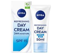 NIVEA Crema de día hidratante ligera, crema facial hidratante con vitamina E, esenciales para el cuidado de la piel, crema hidratante intensiva, 50 ml