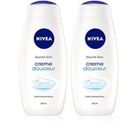 Nivea Crema de ducha de suavidad, 500 ml, juego de 2 unidades