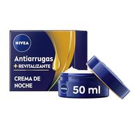 NIVEA Crema de Noche Antiarrugas Revitalizante 55+ - Hidratante - Con Aceite de Aguacate, Calcio, Pantenol - Reduce Arrugas, Líneas de Expresión - Estimula Renovación de la Piel - Piel Madura - 50 ml