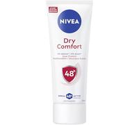 NIVEA Crema desodorante Dry Comfort antitranspirante con 48 horas de protección contra el sudor y los olores, desodorante nutritivo con fórmula Dual Protect sin alcohol etílico (75 ml)